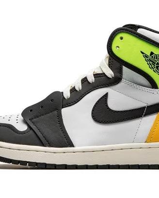 Nike Air Jordan 1 Retro High White Black Volt