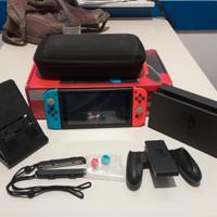 Switch Rosso e Blu + Custodia porta giochi