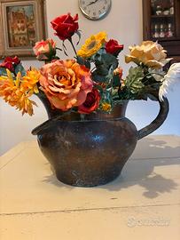 Antico Paiolo in rame martellato a mano