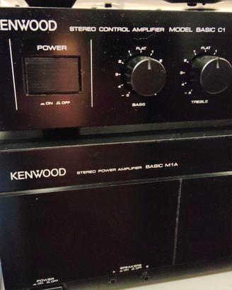 Amplificatore KENWOOD C1 M1 serie BASIC vintage
