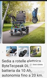 Sedia a rotelle elettrica