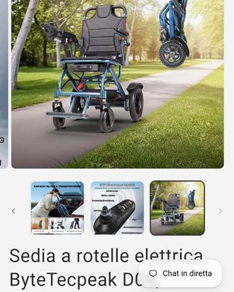 Sedia a rotelle elettrica
