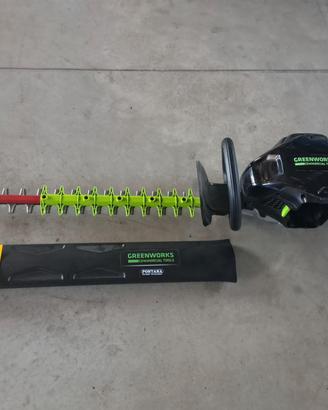 Tagliasiepi Prof. Batteria Greenworks G82HT 82V