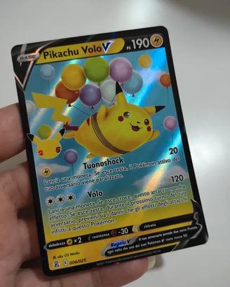 Pikachu volo V ultra rara Gran Festa 25esimo ita