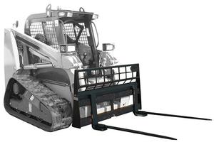 Forca rotoballe per minipale, sollevatori, pale