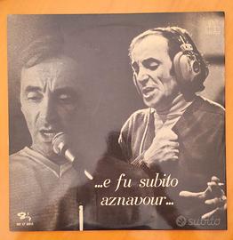 LP 33 giri Aznavour - "e fu subito Aznavour"