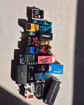 Pedali per chitarra elettrica 
