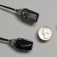 Micro frecce led nere omologate cafe'racer scrambl