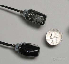 Micro frecce led nere omologate cafe'racer scrambl