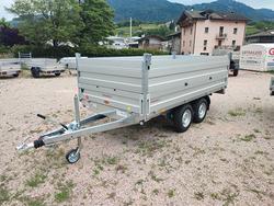 Carrello rimorchio auto doppio asse