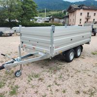 Carrello rimorchio auto doppio asse