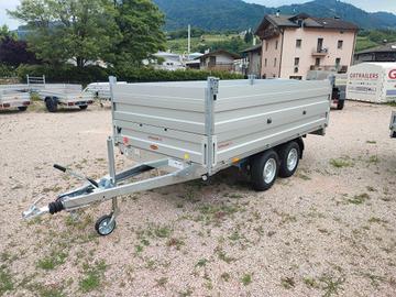 Carrello rimorchio auto doppio asse