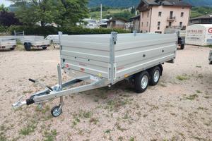 Carrello rimorchio auto doppio asse