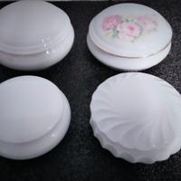4 ciotole Porta-Bonbon/Gioie Porcellana Limoges