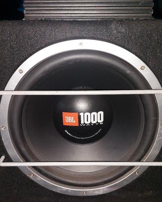 Kit Subwoofer JBL + Amplificatore Alpine + cavi 