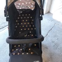 Passeggino Nunu con stelline nero