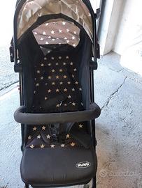 Passeggino Nunu con stelline nero