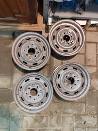 N. 4 RUOTE ARGENTO 12" Austin Rover Mini