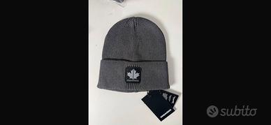 Capello Beanie Dsquared2 Grigio Scuro - Nuovo