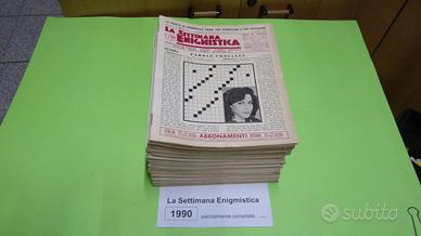 LA SETTIMANA ENIGMISTICA, anno 1990, parzialmente
