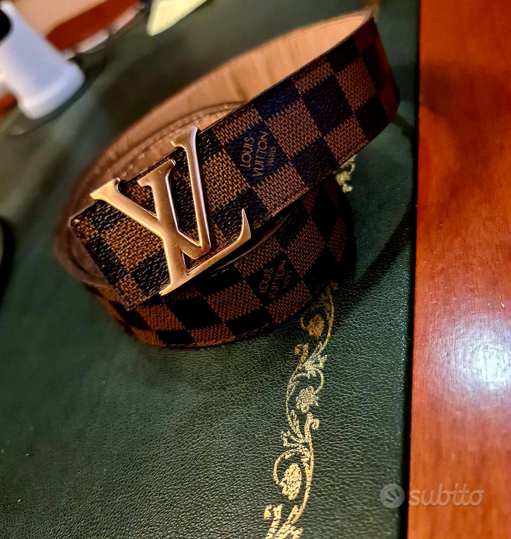 Louis VUITTON Cintura da 40 mm in tela a scacchiera eba…