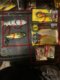 Lotto luccio e black bass