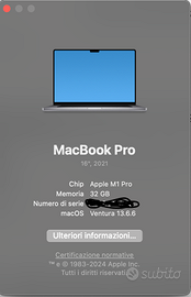 Macbook pro M1PRO