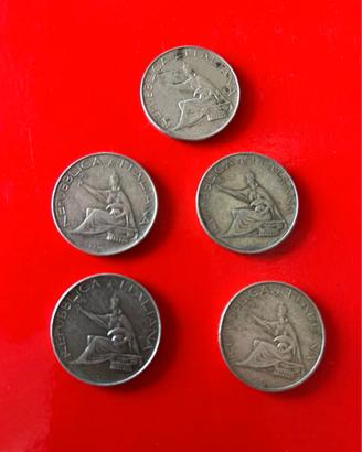500 lire argento 1961 Unità d’Italia