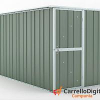 deposito attrezzi box giardino 175x307 verde