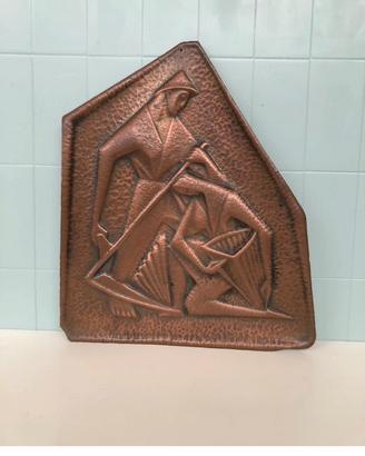 Opera su rame del 1957 di GIULIO CARGNELUTTI