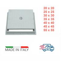 Chiusino coperchio pvc grigio Super VARIE MISURE