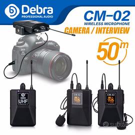 Radiomicrofoni UHF per DSLR/Telecamera