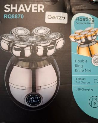 Rasoio per capelli a 7 testine rotanti.