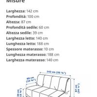 Divano letto ikea