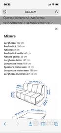 Divano letto ikea