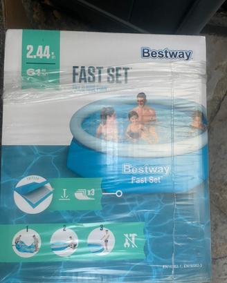 Piscina tonda bestway fast set