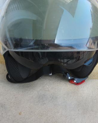 CASCO -JET-JFM -OMOLOGATO-COL-VERDE MIL-OPACO -M-S