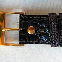 cintura in coccodrillo -nuova-