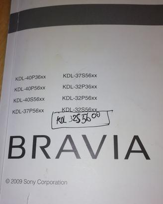 telecomando tv sony bravia del 2009