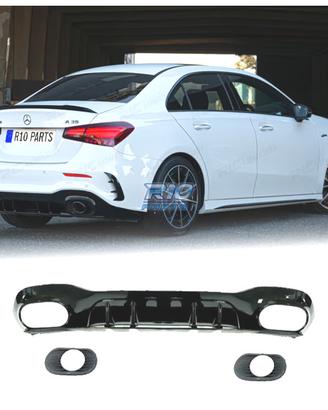 DIFFUSORE MERCEDES CLASSE A V177 18-22 LOOK AMG A3