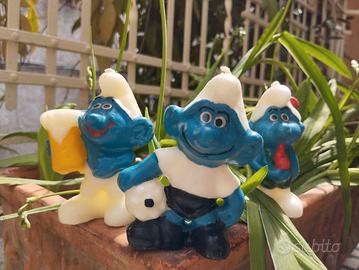 Candele Puffi Vintage Anni '80