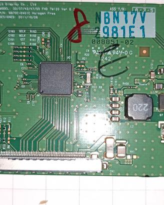 scheda t-con TV  lg 32/37/42/47/55 FHD TW120 