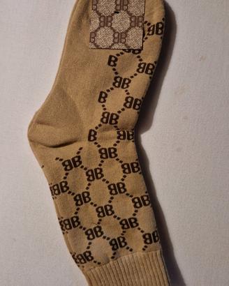 Calzini Gucci x Balenciaga beige