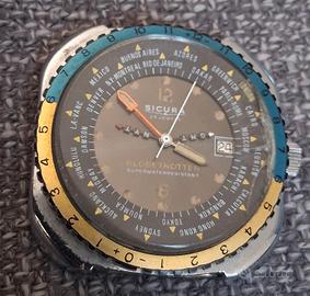 Sicura Globetrotter segnatempo anni 70