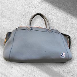 borsa K-WAY doubleface molto capiente