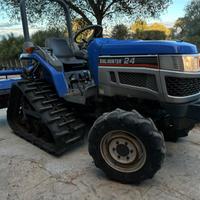 Trattore cingolato fresa