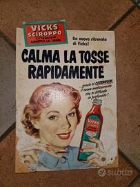 Insegna pubblicitaria anni 20 del Vicks