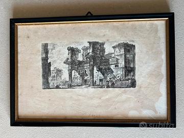 Opera Originale "Il Foro Di Nerva" di Piranesi
