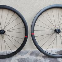 ruote disc bdc carbonio miche 38 tubelessready xdr