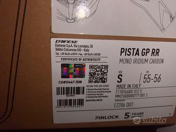 Agv pista gp rr iridium